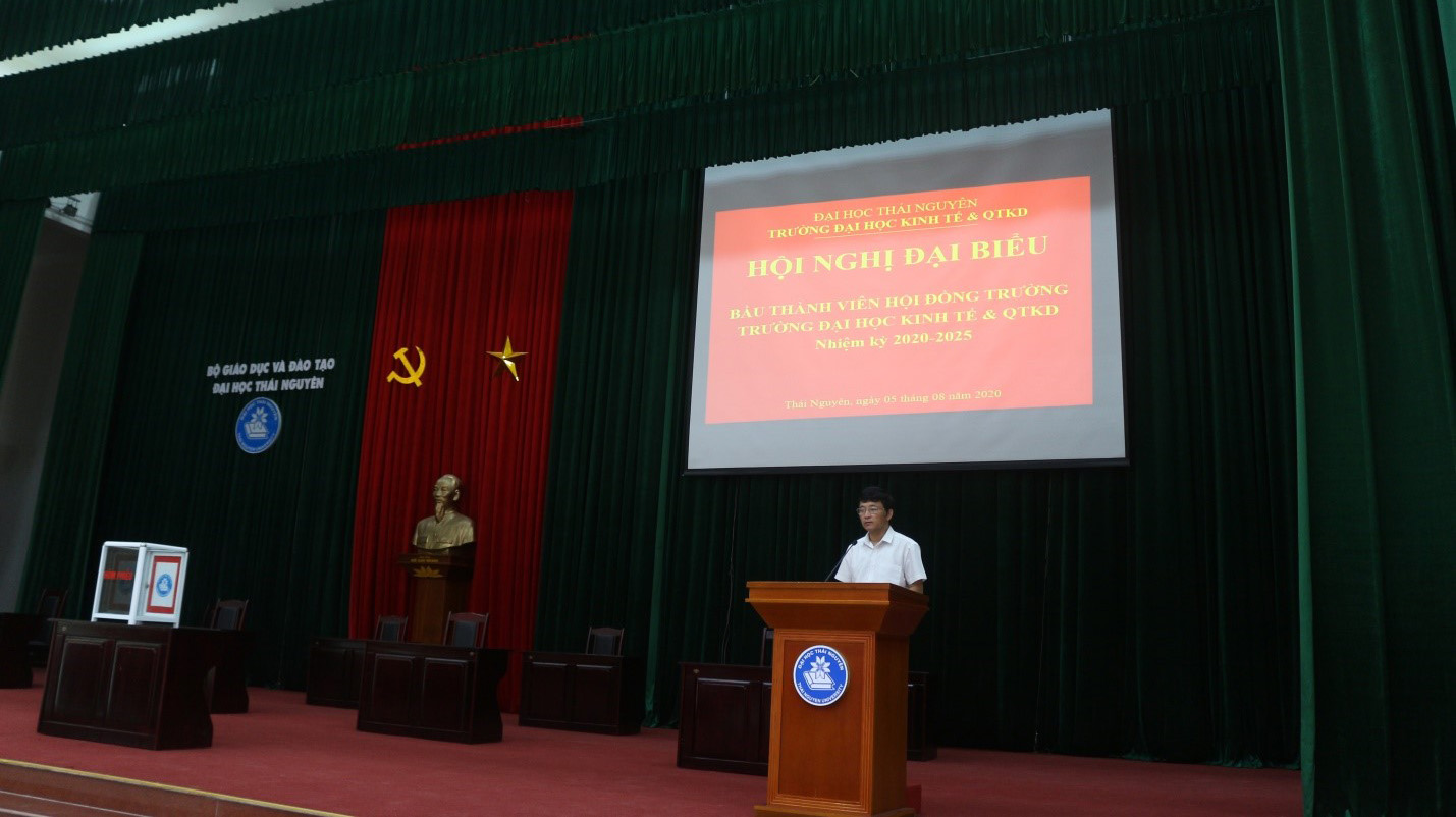 Hội nghị đại biểu bầu thành viên Hội đồng trường nhiệm kỳ 2020-2025